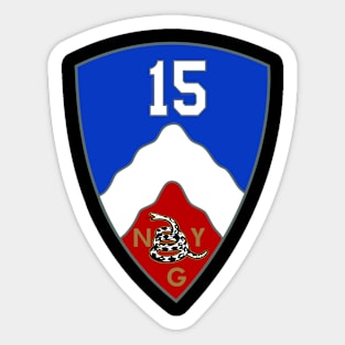 15th Detachment Front and Back Sticker